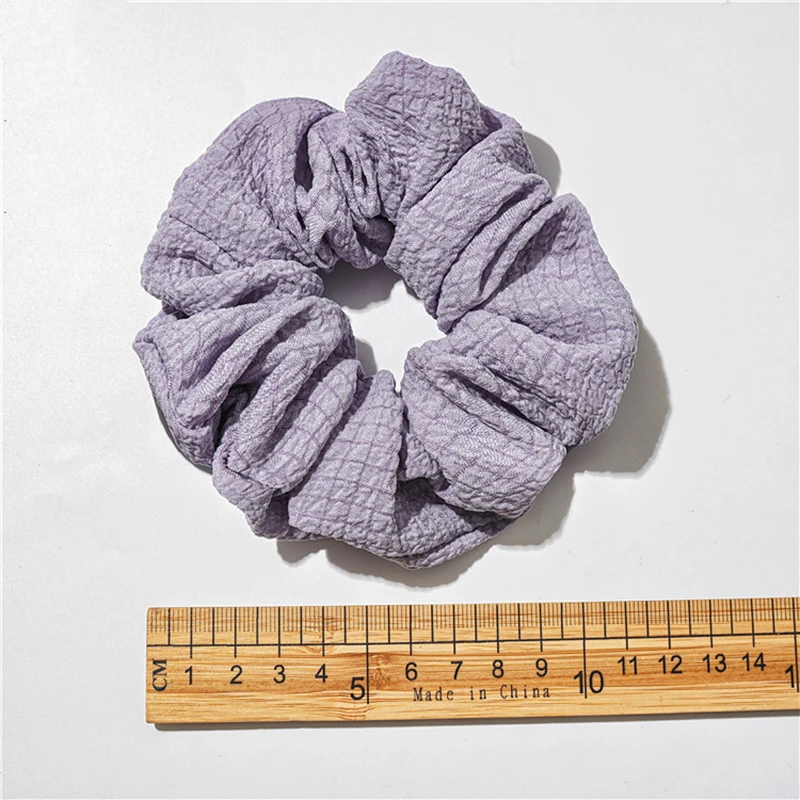 

1 Pcs Woman Fashion Scrunchies Purple Series Hair Ties Girls Ponytail Holders Rubber Band Elastic Hairband Hair Accessories Gift