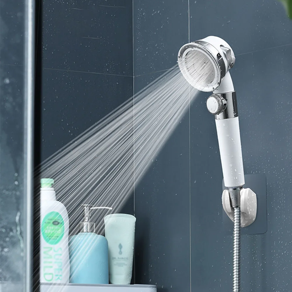 

Pressurized Bath Shower Head Jetting Shower Head High Pressure Water Saving Adjustable Bathroom Accessories Shower Set Bathroom