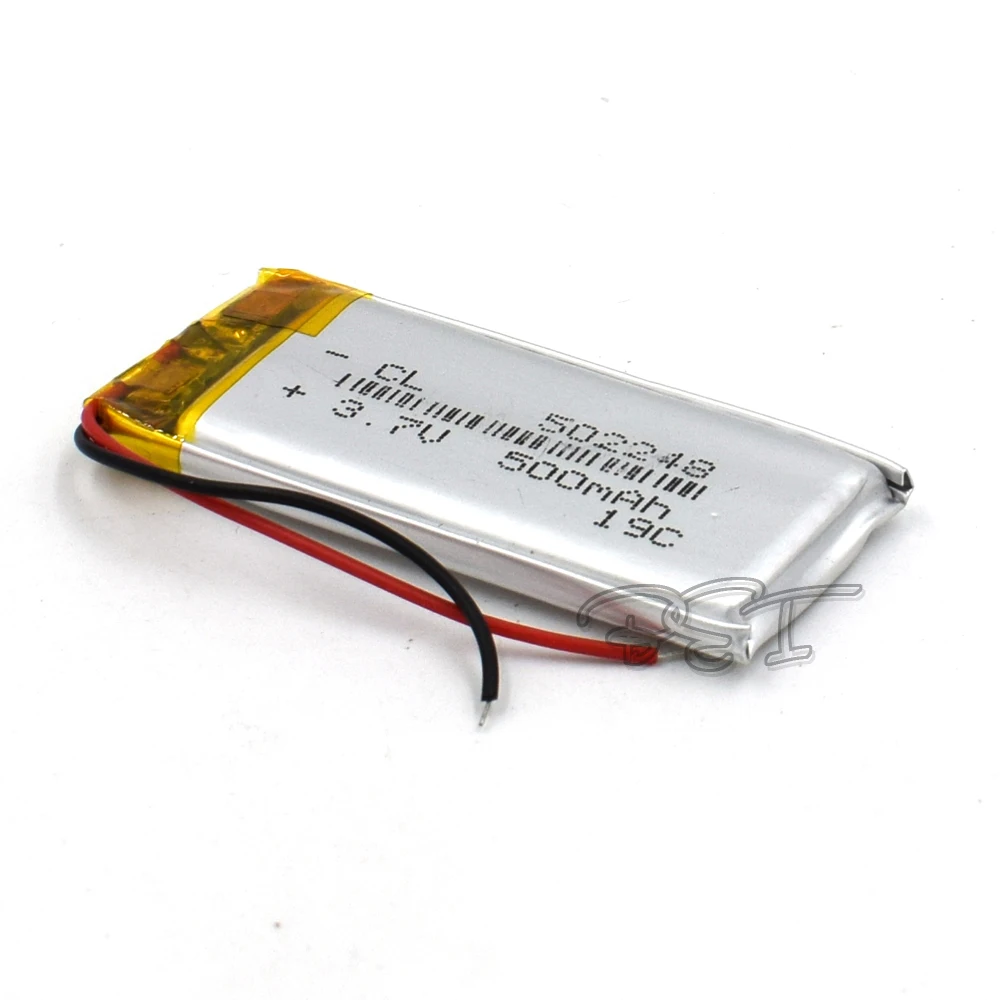 5Pcs 3 7 V 500 мА/ч Перезаряжаемые литий полимерный аккумулятор 502248 ионная литиевая
