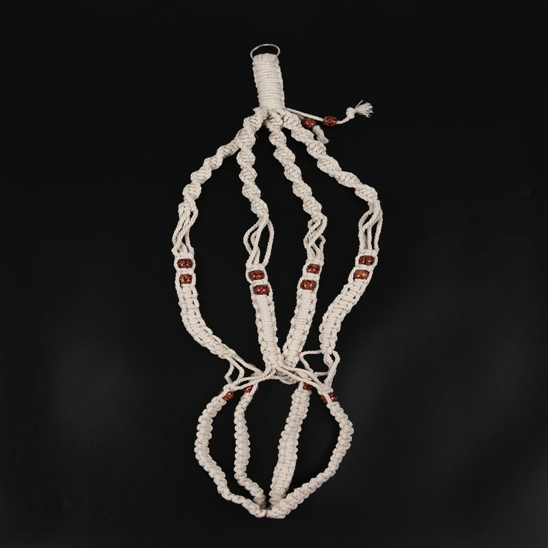 

Modern Boho Home Deco Macrame Plant Hangers - 4 Pack