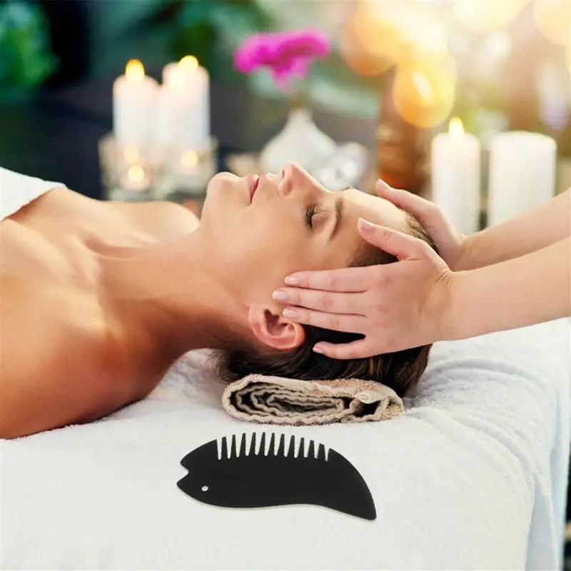 

2Pcs Manual Scraping Boards Massager Combs Scraping Tools Massage Props Creative Practical Combs Hair Combs For Indoor