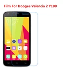 12510 шт. ультратонкая прозрачная защитная пленка для HD ЖК-экрана с тканевой пленкой для очистки Для Doogee Valencia2 Y100.