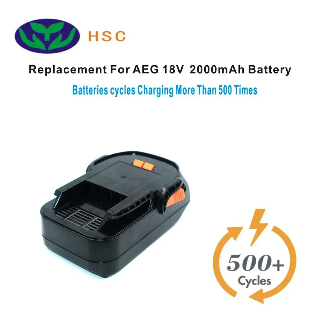 

2500mAh 18650 battery pack AEG18D Li-ion Battery 18V Replacement for AEG L1830R B1820R B1830R L1815R Battery pack 18V