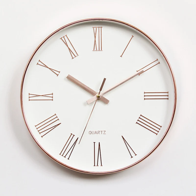 Creative Nordic Wall Clock Simple Mute Living Room White Bedroom Relojes De Pared Gift Ideas Home Decor DD60WC | Дом и сад