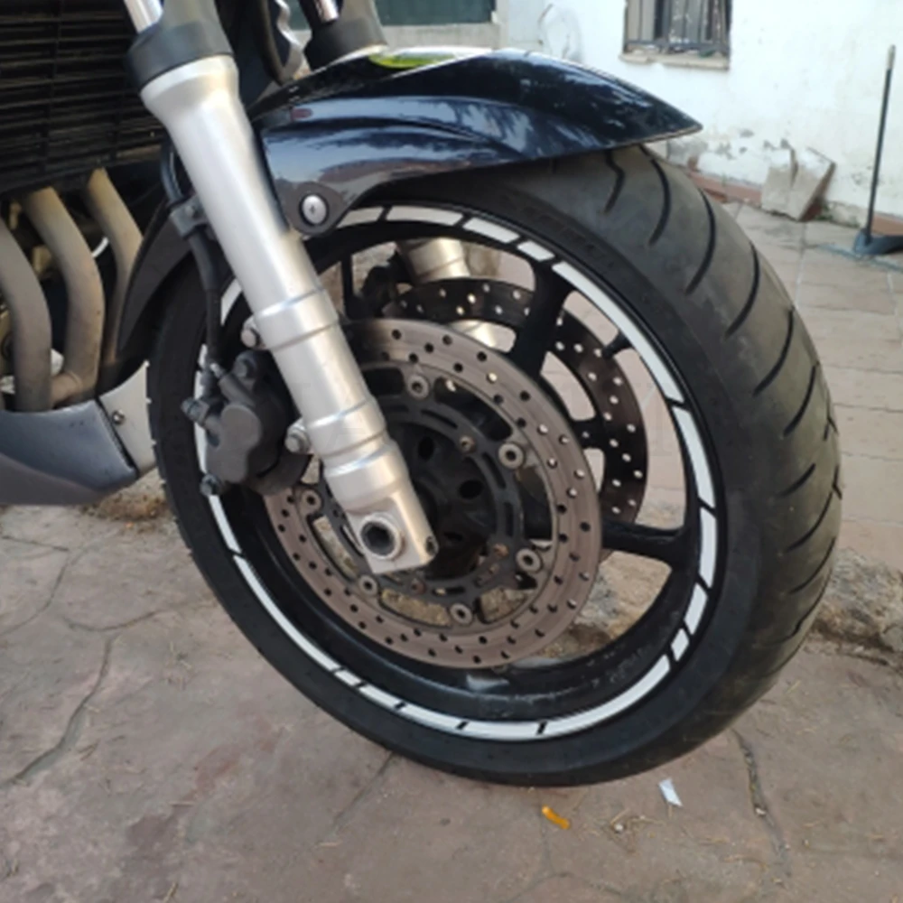 17-19 inch Universal motorcycle car tire sticker reflective rim tape decal For Honda GROM CBR250R CBR300R CBR500R CBR500F/X | Автомобили и