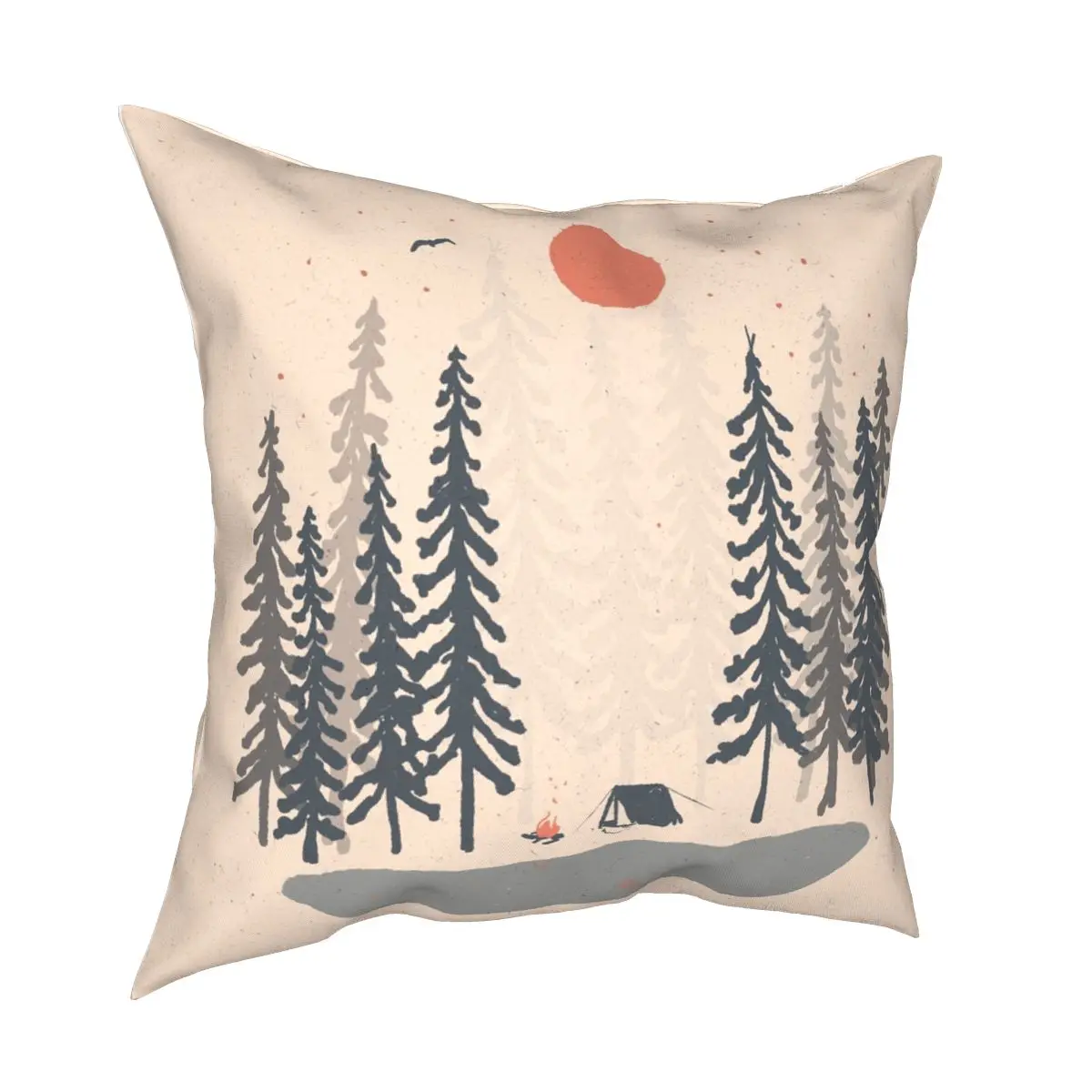 

Для дома на Горный наволочка с изображением леса мягкий чехол для подушки из полиэстера декоративные подушки, Наволочки, декоративная наво...