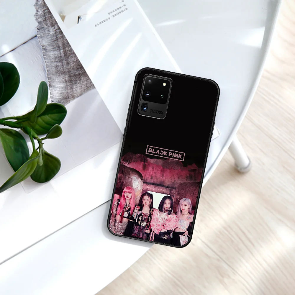 

BlackPinks Girl Korea Kpop Phone Case For Samsung Galaxy Note S 8 9 10 20 Plus E Lite Uitra black Waterproof Luxury Funda Tpu
