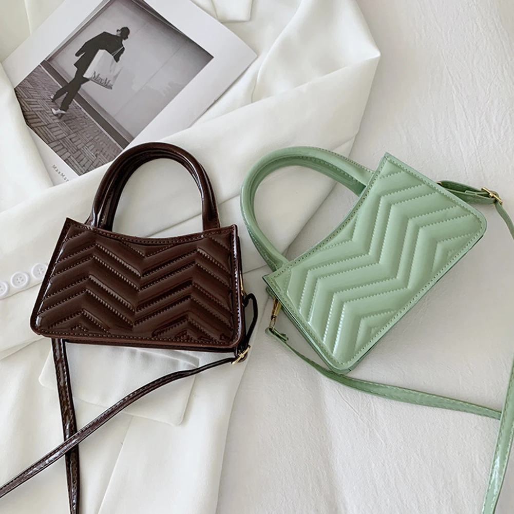 

Женская сумка через плечо, однотонная, 2021