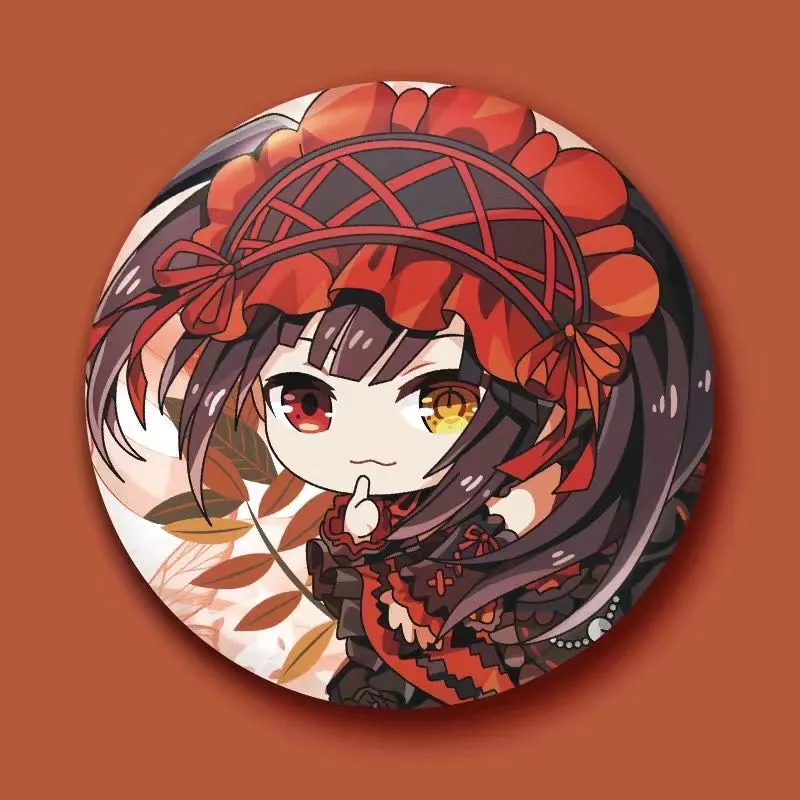 Брошь с изображением свидания и прямого эфира значок круглая металлическая