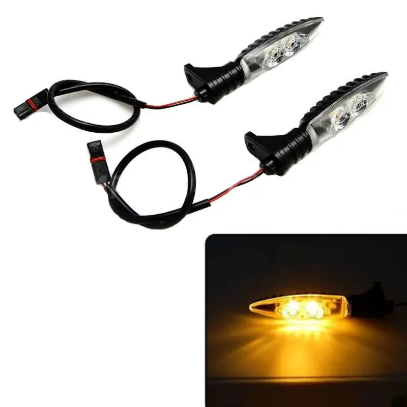 2 Pcs for HP4 S1000R S1000RR Motorcycle Front LED Turn Signal Indicator Light G99F |