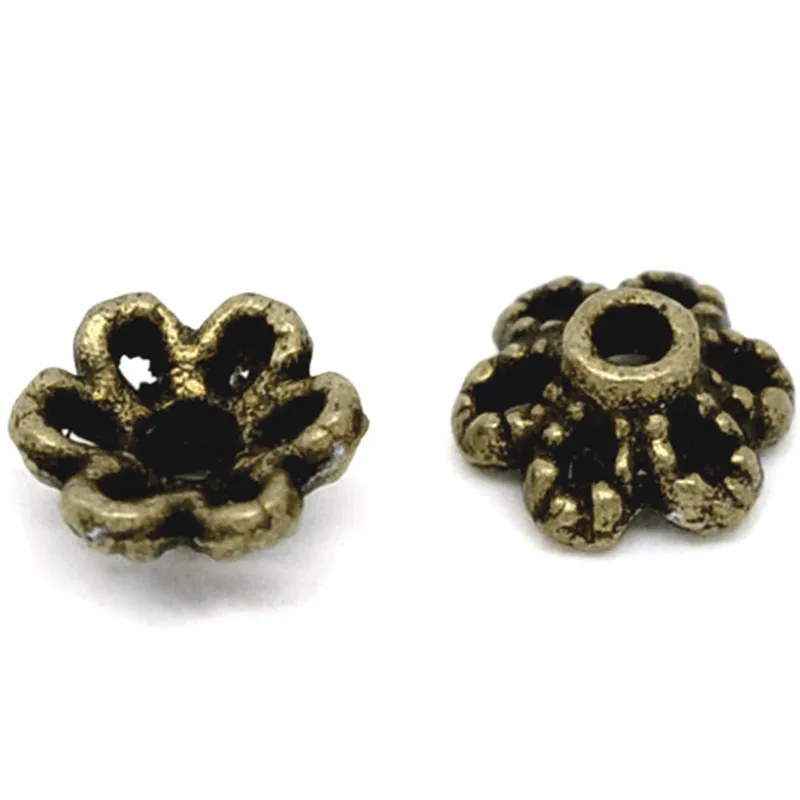 DoreenBeads бусины из сплава цинка колпачки античной бронзы для самостоятельного