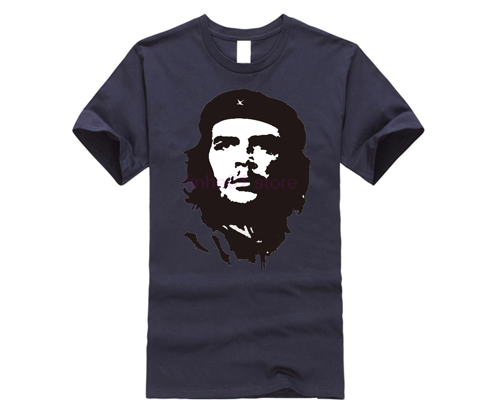 Модная мужская футболка Che Guevara с коротким рукавом из 100% хлопка принтом Ernesto