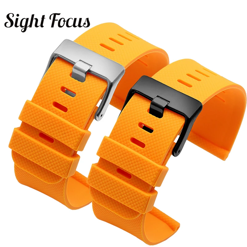 

24mm Rubber Watchband For Suunto TRAVERSE Series Alpha Spartan Silicone Watch Strap Essential Band suunto 9 watch strap suunto 7