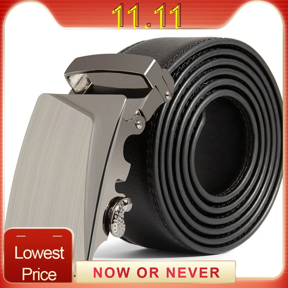 Фирменный роскошный мужской ремень с пряжкой Мужская Автоматическая пряжка