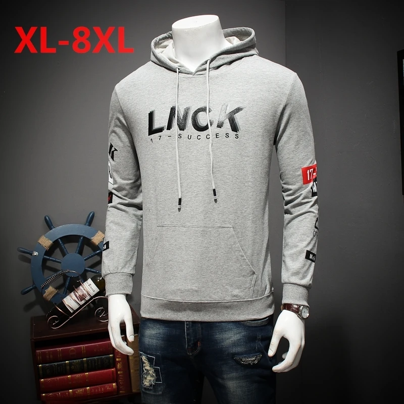 Футболка мужская с капюшоном модный дизайнерский топ прострочкой свободная