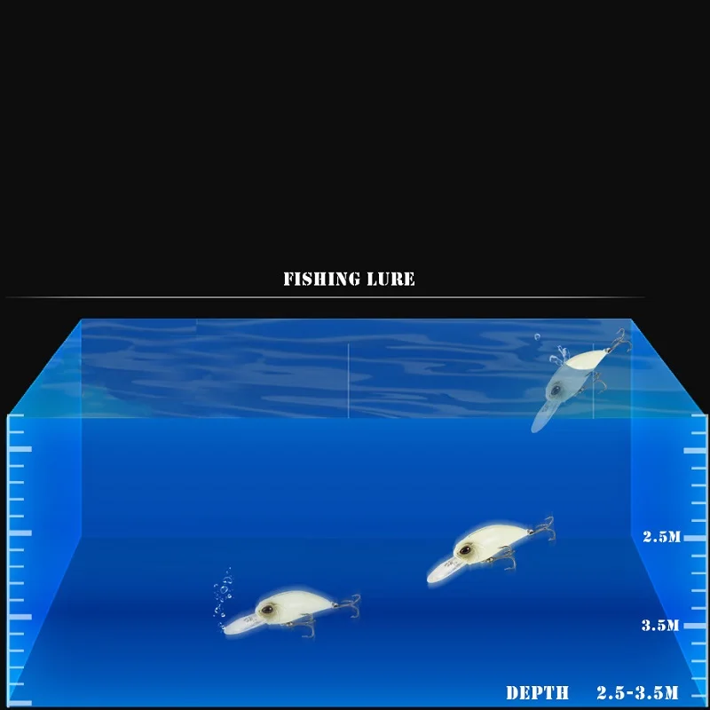 Lubit realis кренкбейты 65 мм 15 5 г рыболовная приманка гольян качели приманки Япония