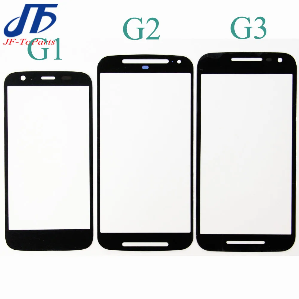 10 шт. замена сенсорной панели для Motorola MOTO G G1/G2 XT1063/G3 XT1552/G4 plus передняя внешняя стеклянная крышка объектива