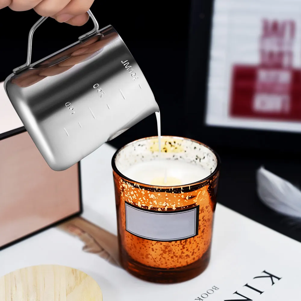 Горшок для плавления воска кувшин из нержавеющей стали с бакелитовой ручкой