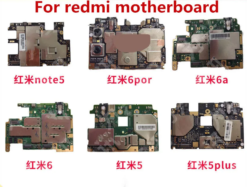 

Full Working 100%Original Unlocked for redmi 6pro 4+64GB /3+32gb Motherboard Logic Mother Circuit Board Plate for redmi 6pro 4+