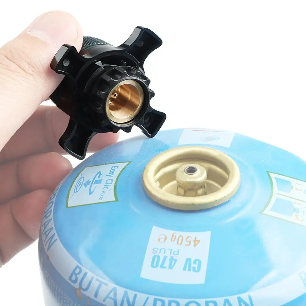 Jeebel Camp Easy Clic Canisters input Screw-On Canisters output / CV270 CV300 CV470 C100 C500 input CA500 EN417 gas tank output