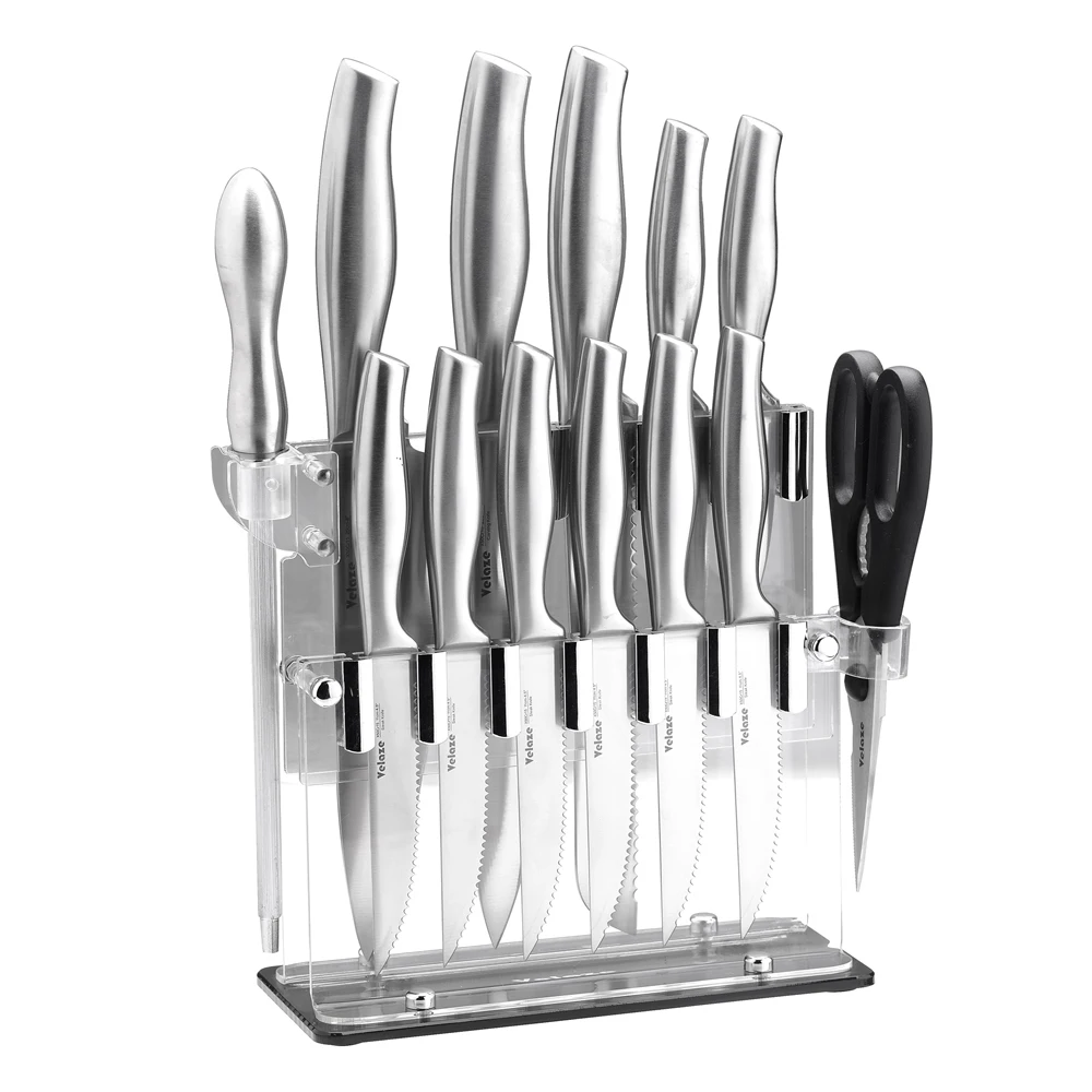 Набор кухонных ножей Velaze 14 шт. набор из нержавеющей стали премиум класса с острым
