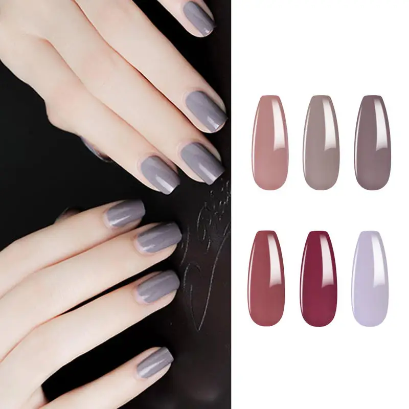 Доставка из Испании Elite99 букет невесты 6 штук в партии комплект Гель лак набор 10 мл