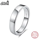 Effie Queen 100% 925 стерлингового серебра женские кольца классические простые Стиль кольцо на палец для обручального кольца для мужчин юбилей обручальное кольцо ювелирные изделия BR73