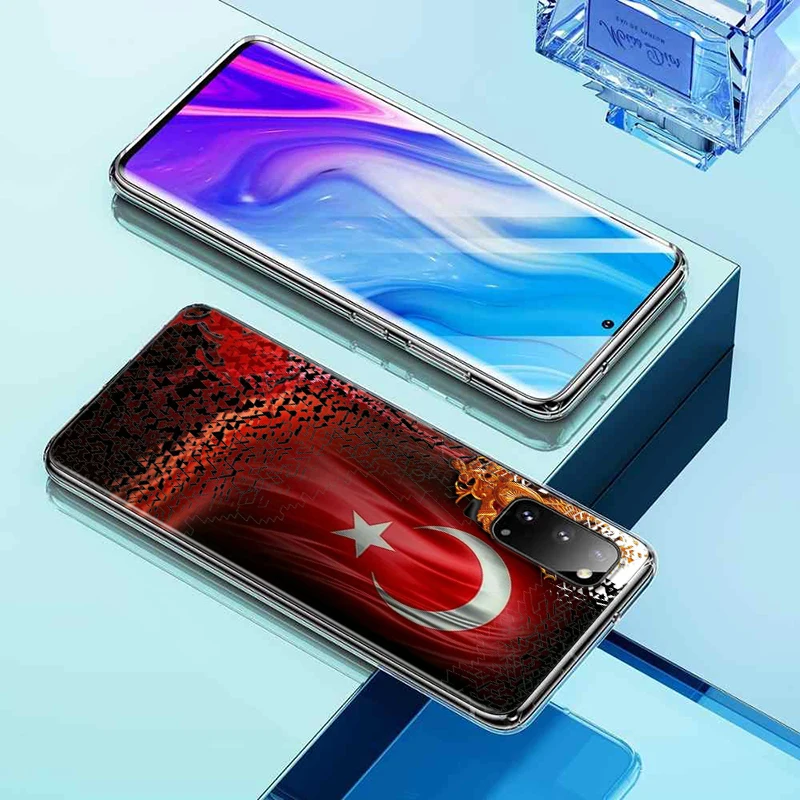 Чехол с турецким флагом для телефона Samsung Galaxy S20Ultra S20 Plus S10 Note 10 Lite A01 A11 A21 A21S A31 A41 A51
