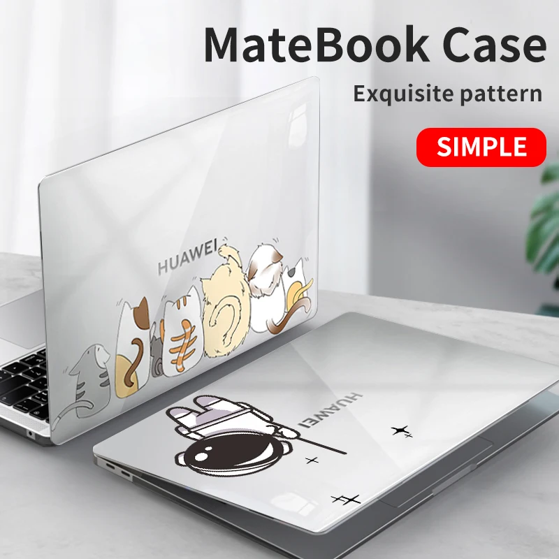 laptop case for huawei matebook d14 d15 protection hard shell cover for 2021mate book 13s 14s xpro honor magicbook pro 16 1 case free global shipping