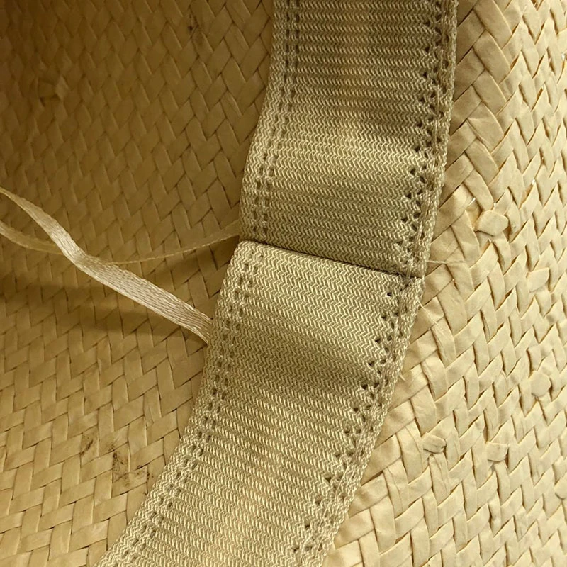 Женская соломенная шляпа ручной работы летняя пляжная для женщин и мужчин Панама