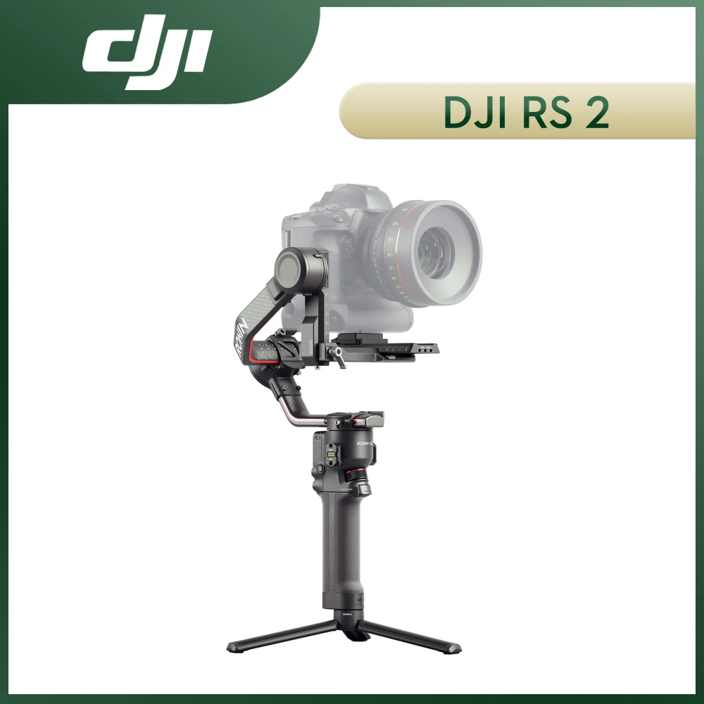 DJI RS 2 Tripod Gimbal Stabilizer for Camera Ronin S2 4.5kg Tested Payload Carbon Fiber Construction 1/4 Full Color Touchscreen |