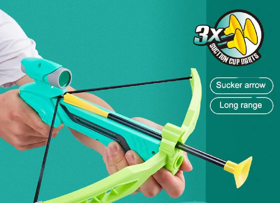 

Children's Bow Arrow Toys Crossbow Guns Sports Leisure Outdoor Games Archery Parent-child Interactive Shooting Toys for Child