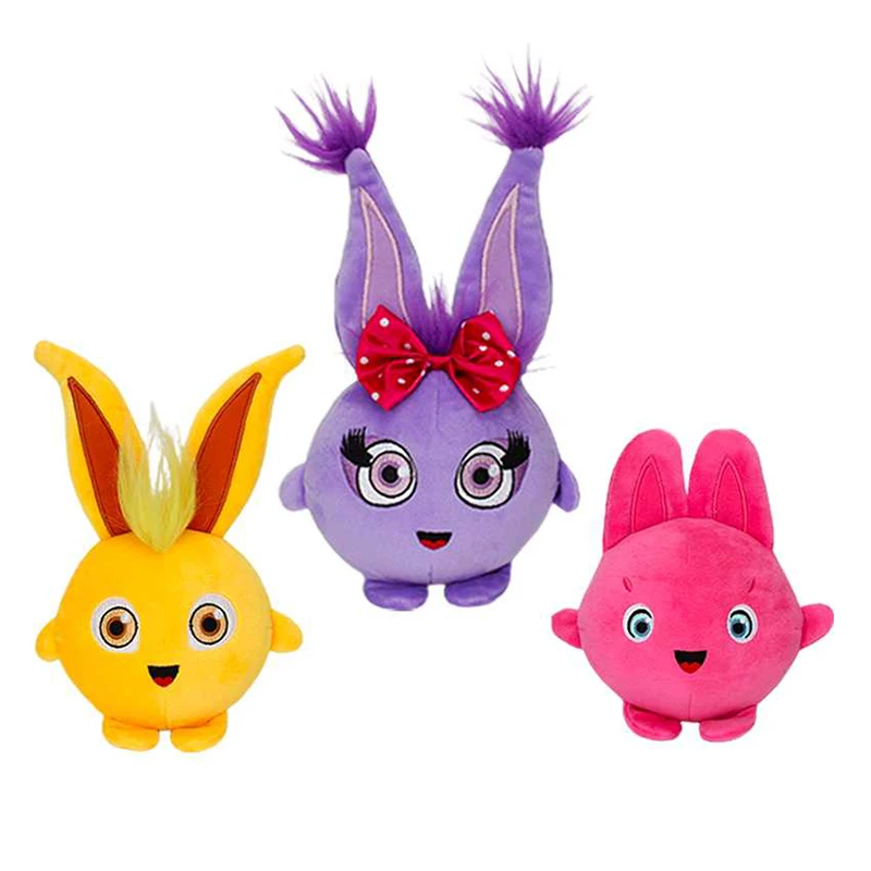 Conejo de peluche de dibujos animados para ni&ntilde;os y ni&ntilde;as, conejo de peluche suave para dormir, regalo de cumplea&ntilde;os, 5 piezas-1