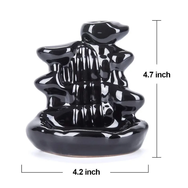 Ароматическая горелка благовоний n Wish с керамическим ландшафтом водопад ручной