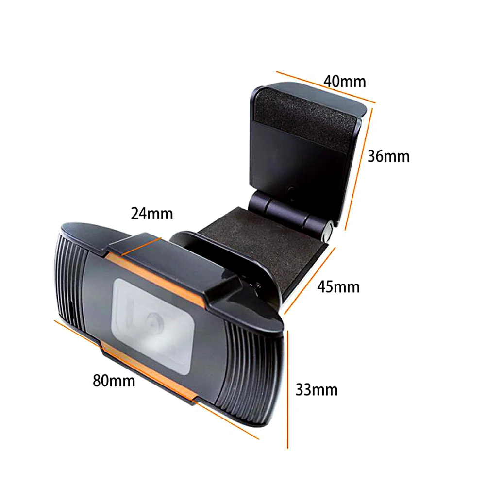 

1080P HD Webcam with MIC USB2.0 Rotatable Widescreen Video Web Cameras for Laptop Desktop Computer Accessory
