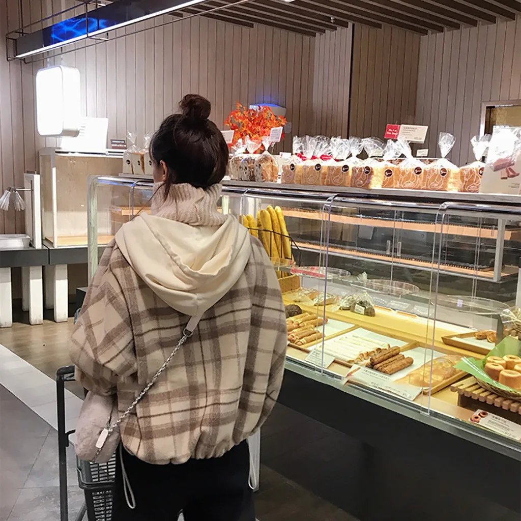 Женская толстовка с капюшоном в Корейском стиле модный осенний свитшот из двух