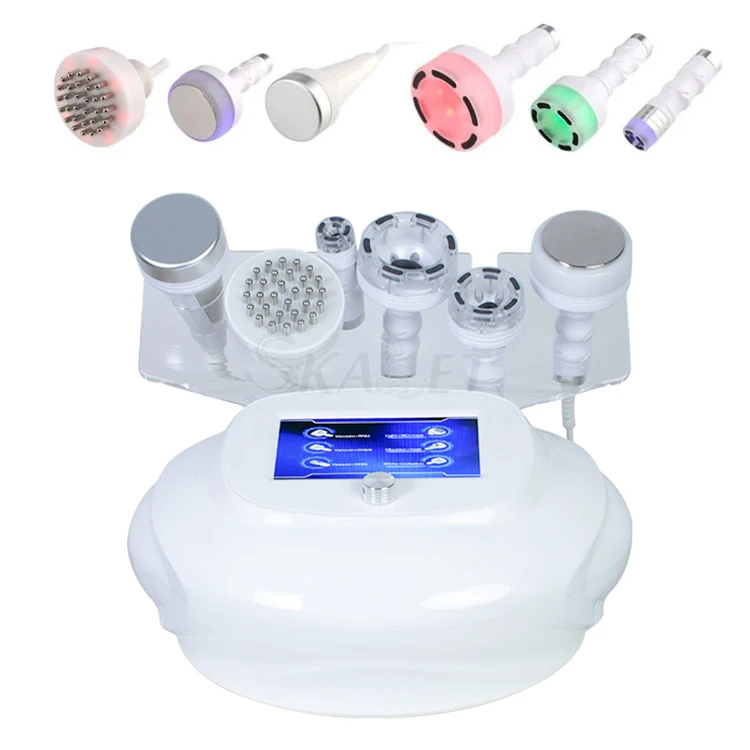 Beste 6 In 1 Facial Lifting Ultrasone 80K Rf Cavitatie Vacuüm Huidverjonging Gewichtsverlies Machine Met Ce-goedkeuring