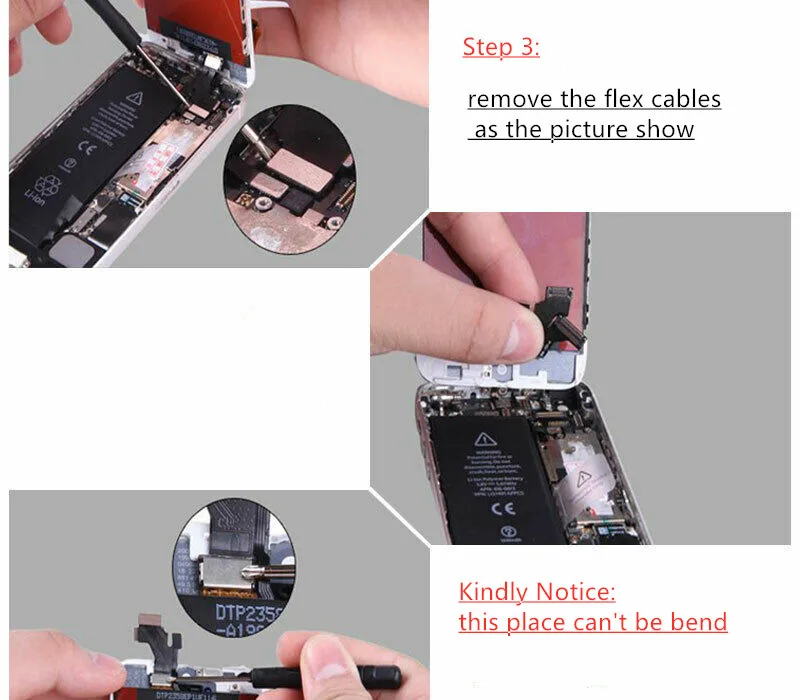 Без битых пикселей ЖК-дисплей для iPhone 4S 7 8 7 Plus ЖК-дисплей 3D сенсорный дигитайзер предварительно собранный с набором нижних винтов+ Инструменты