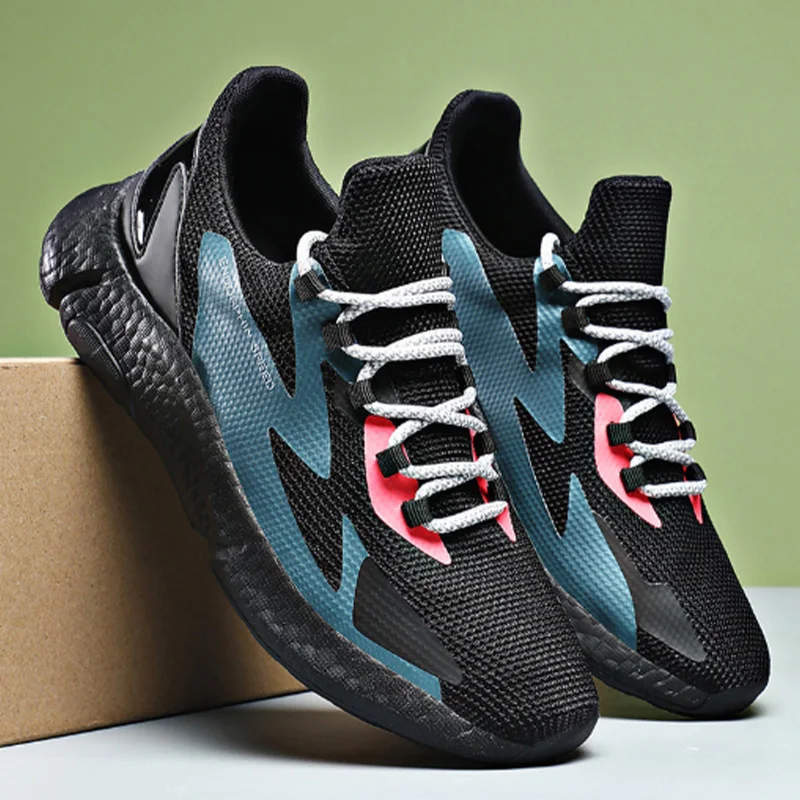 

Men's Shoes New for 2021! Men's Sneakers High-quality men shoes Lace-up Breathable Men's Running Sneakers Plus size shoes39-46