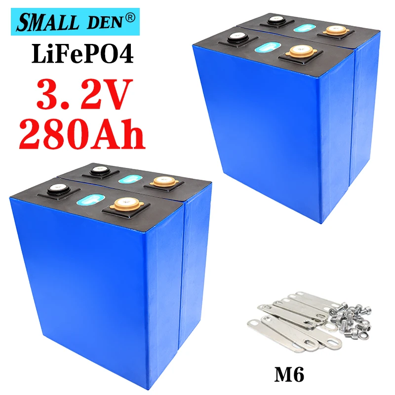 

3.2V 280Ah LiFePO4 battery 280000mAh high-rate rechargeable battery, electric vehicle solar and wind energy system battery