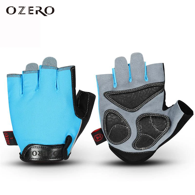 

Перчатки OZERO на полпальца для велоспорта, мужские и женские спортивные перчатки для дорожного и горного спорта, Перчатки для фитнеса и трена...