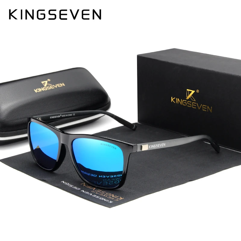 Солнцезащитные очки KINGSEVEN в ретро стиле + TR90 для мужчин и женщин поляризационные