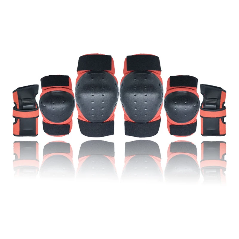 

Children's sports protective gear skateboard skating helmet boy and girl protective gear set knee pads wrist elbow four sets