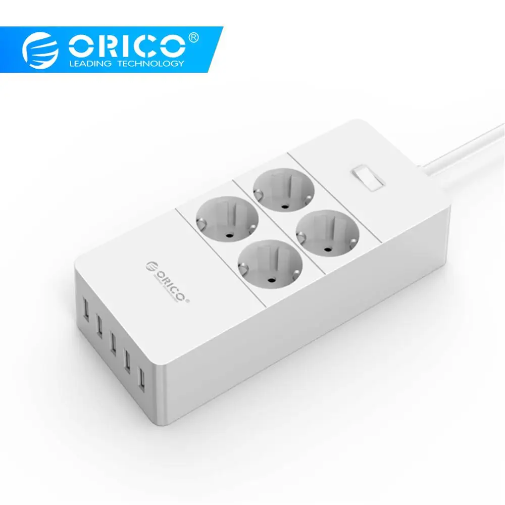 ORICO USB Зарядное устройство защиты от перенапряжений стандарта ЕС США