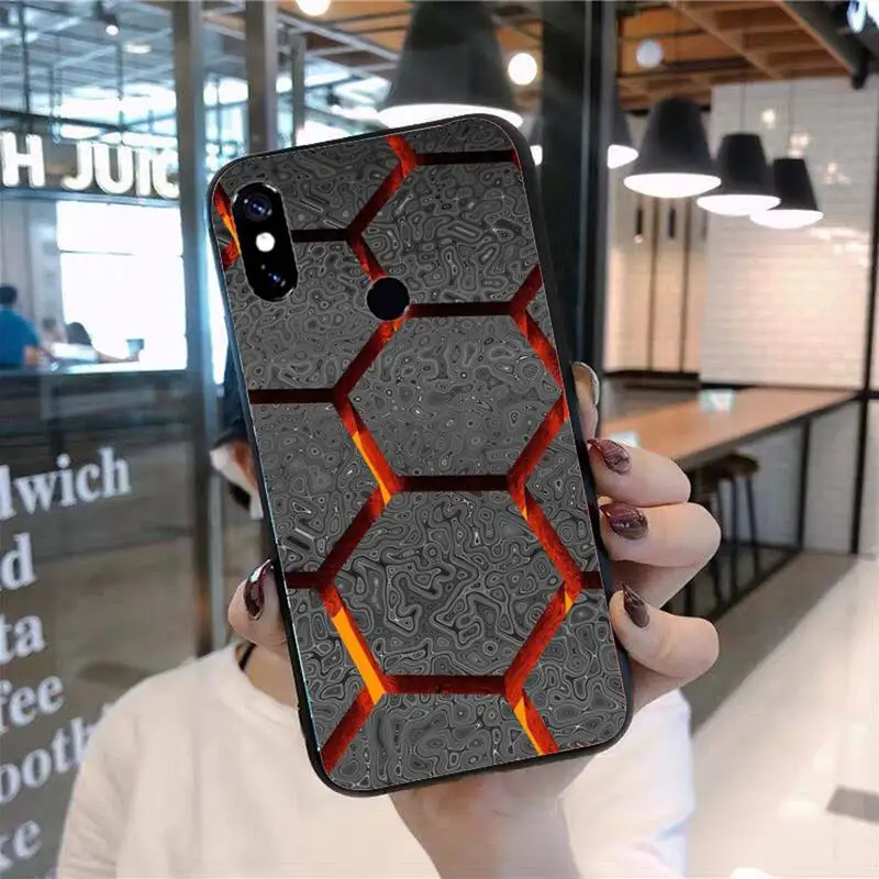 

Hexagonal lattice Phone Case For Xiaomi Redmi 7 8 9t 9se k20 mi8 max3 lite 9 note 9s 10 pro