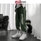 Мужские бриджи для бега LAPPSTER 2022, мужские комбинезоны в стиле хип-хоп, мужские спортивные брюки в стиле панк длиной ангела, тренировочные брюки