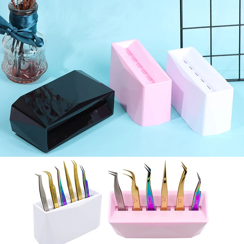 6 отверстий ресниц Пинцет стеллаж для хранения наращивание инструменты