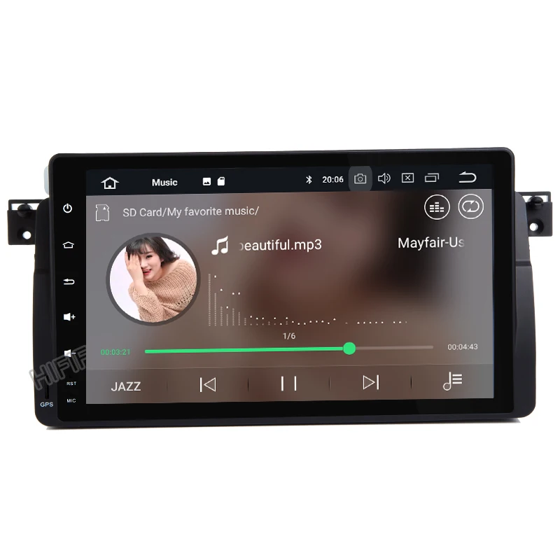 Мультимедийный плеер PX5 автомагнитола на Android 10 с 9 &quotIPS-экраном 4G GPS для BMW E46 Sedan Rover