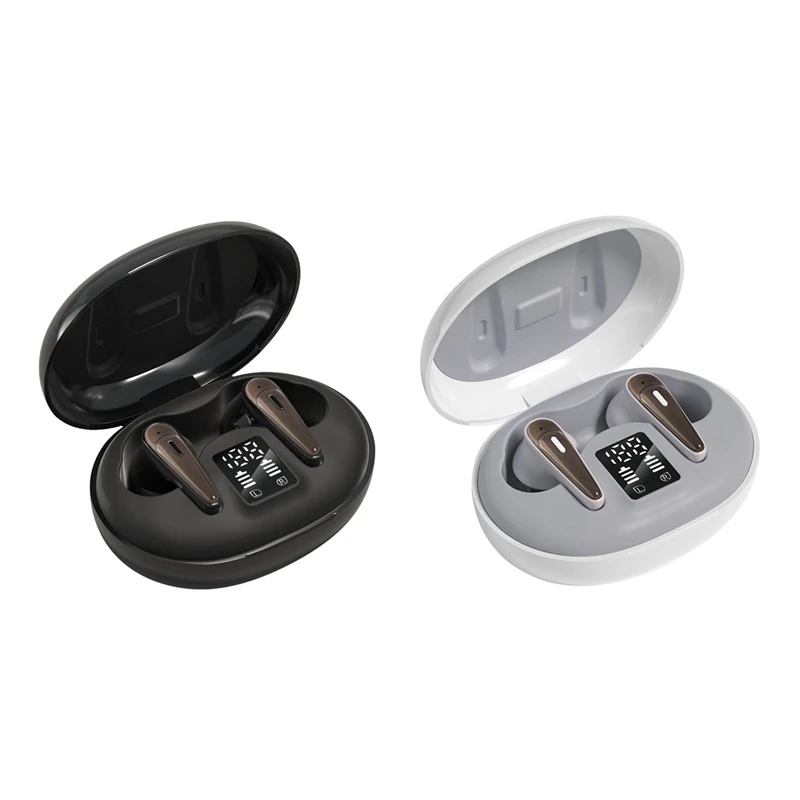 

Беспроводной Bluetooth гарнитура 5,0 светодиодный Дисплей Bluetooth стерео гарнитура Спорт Бег Водонепроницаемый микрофон гарнитуры