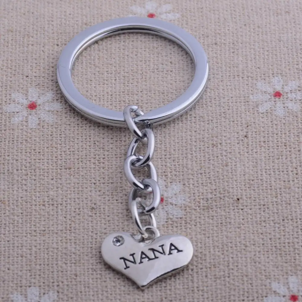 Брелки с подвеской в виде сердца 12 шт.